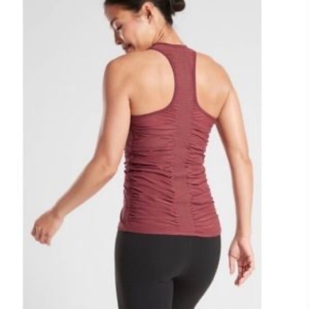 Athleta Bakasana Tank Top Maple Red